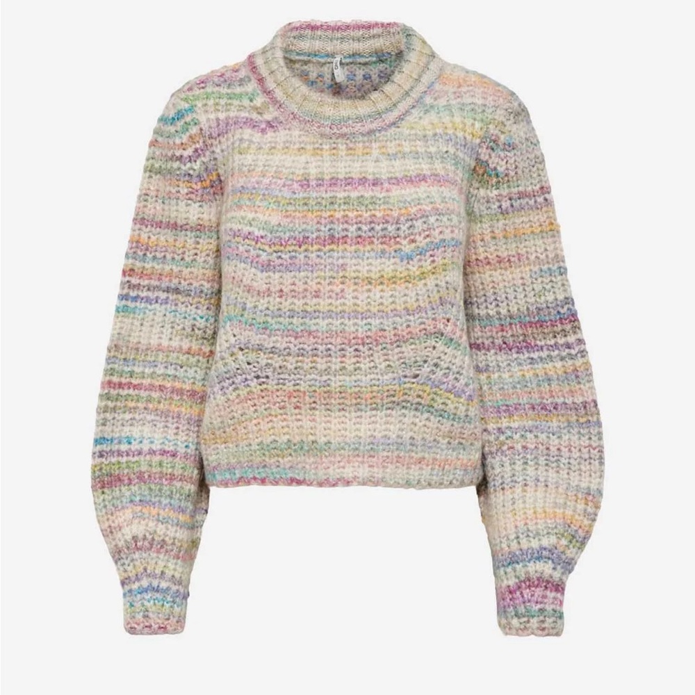 Only Pastel Striped Women's Sweater